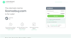 Desktop Screenshot of licensebuy.com